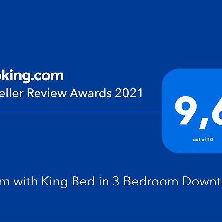 Room With King Bed In Shared 3 Bedroom Downtown مونتريال المظهر الخارجي الصورة